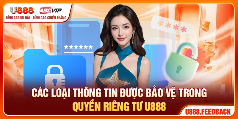 Các loại thông tin được bảo vệ trong quyền riêng tư U888