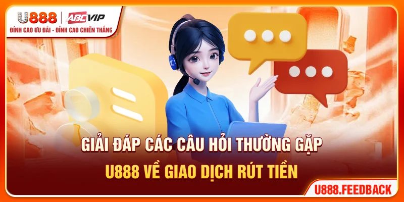 Giải đáp các câu hỏi thường gặp U888 về giao dịch rút tiền