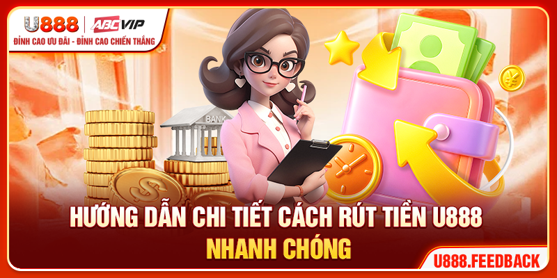 Hướng dẫn chi tiết cách rút tiền U888 nhanh chóng