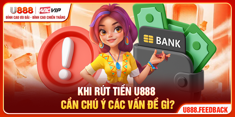 Khi rút tiền U888 cần chú ý các vấn đề gì?
